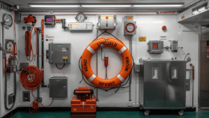 Life-saving appliances onboard in Singapore