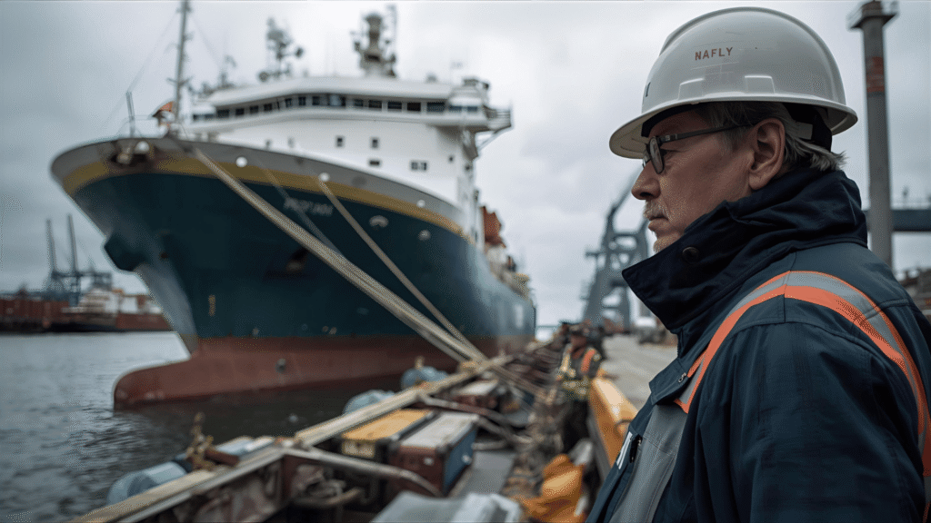 Ship safety inspection in Singapore